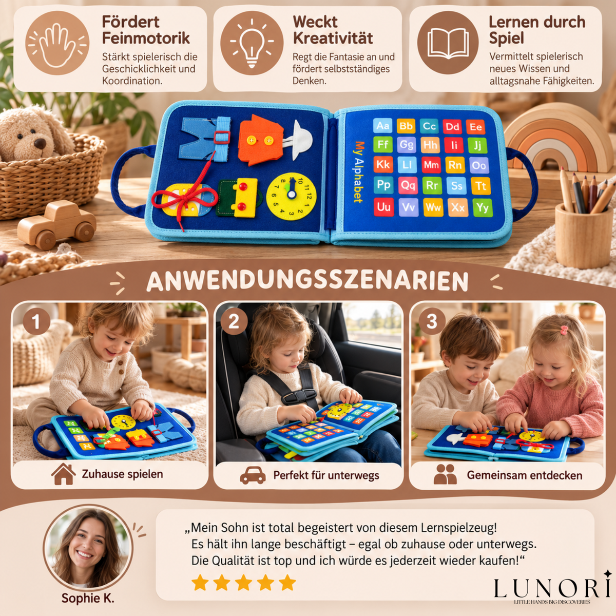 LUNORI Busy book